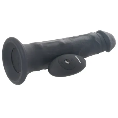 Evolved Novelties  Black Thunder Vibe with Massage Beads-Seduce Mart