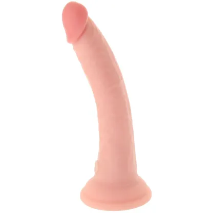 Pipedream  King Cock 7 Inch Dual Density Silicone Vibe in Light-Seduce Mart