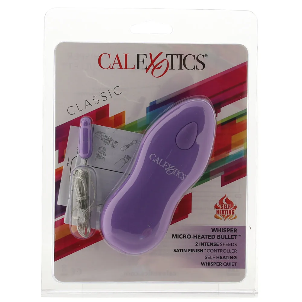 CalExotics  Whisper Micro Heated Bullet Vibe in Purple-Seduce Mart