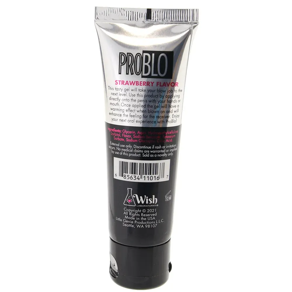 Pro Blo Flavored Oral Gel 1.5oz/44ml in Strawberry