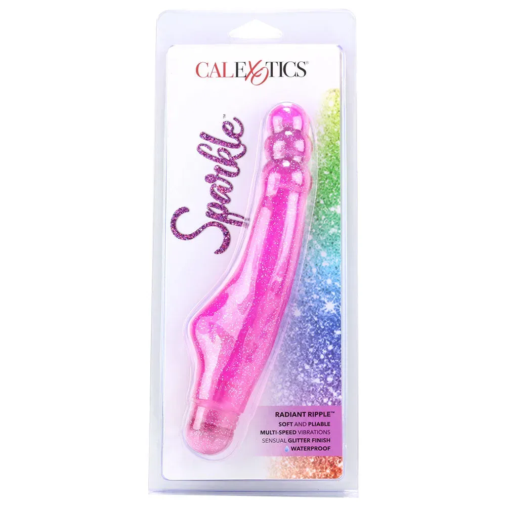 CalExotics  Sparkle Radiant Ripple Vibe in Purple-Seduce Mart