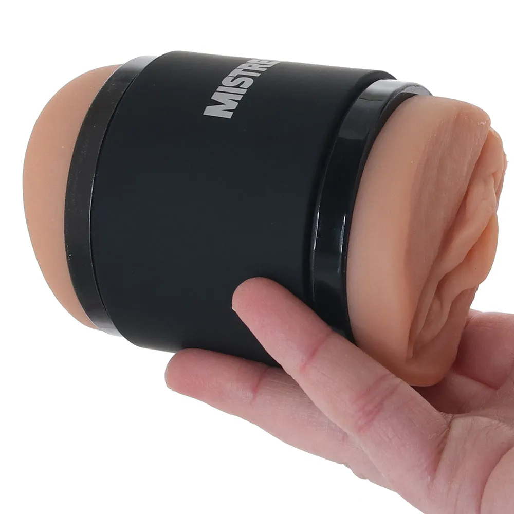 XR Brands  Mistress Double Shot Mini Masturbator in Light