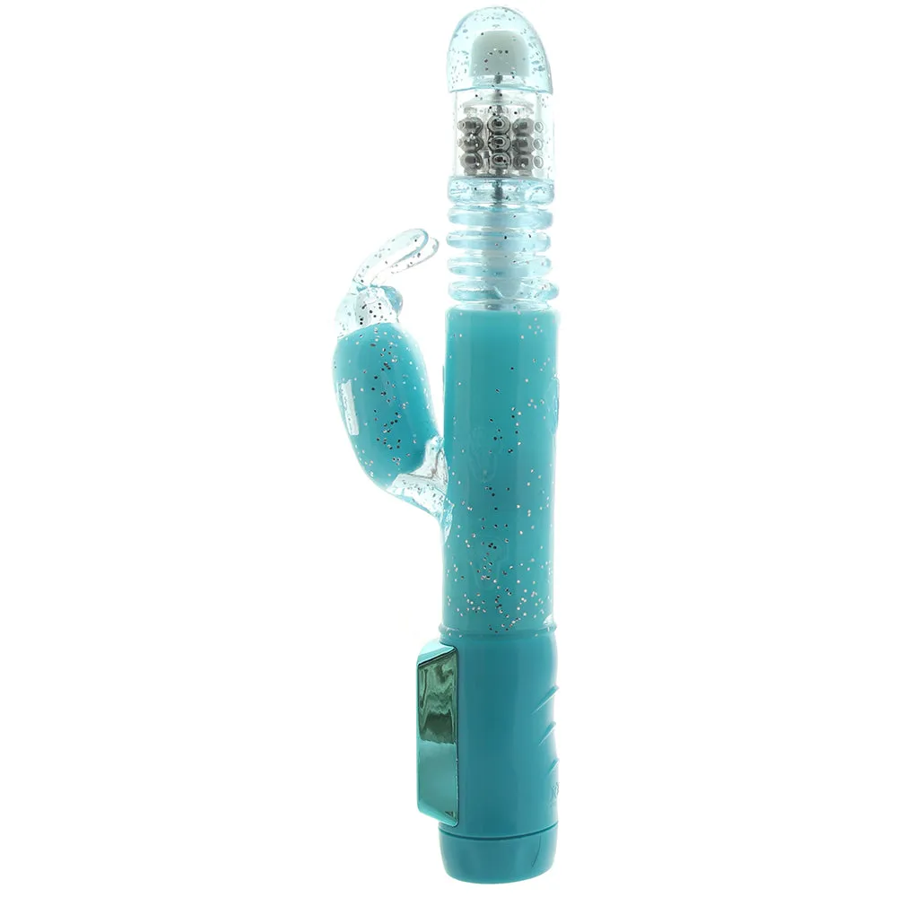 CalExotics  Dazzle Xtreme Thruster Rabbit Vibe in Teal-Seduce Mart