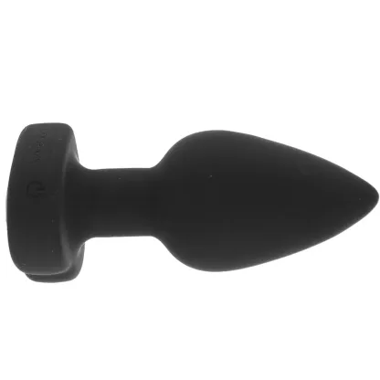 XR Brands  Booty Sparks Red Heart Gem Vibrating Anal Plug in Small-Seduce Mart