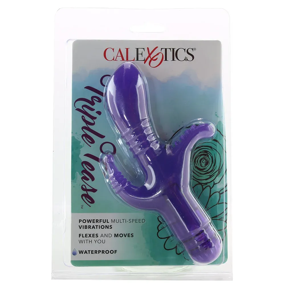 CalExotics  Triple Tease Vibe in Purple-Seduce Mart