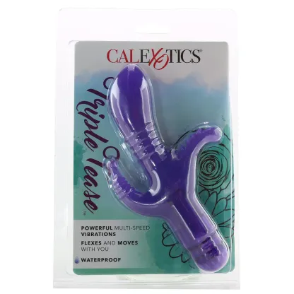 CalExotics  Triple Tease Vibe in Purple-Seduce Mart
