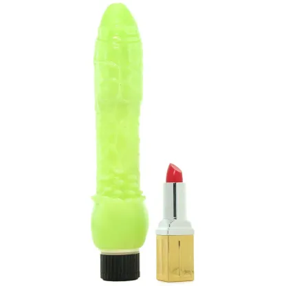 CalExotics  Glow-In-The-Dark Jelly Penis Vibe-Seduce Mart
