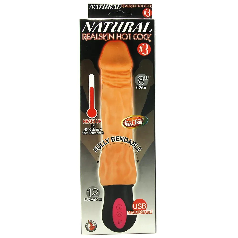 Nasstoys  Natural Realskin 8 Inch Hot Cock #3-Seduce Mart