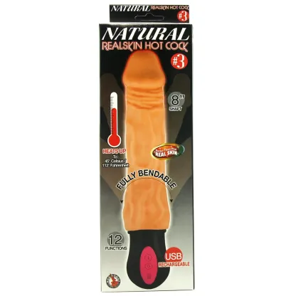 Nasstoys  Natural Realskin 8 Inch Hot Cock #3-Seduce Mart