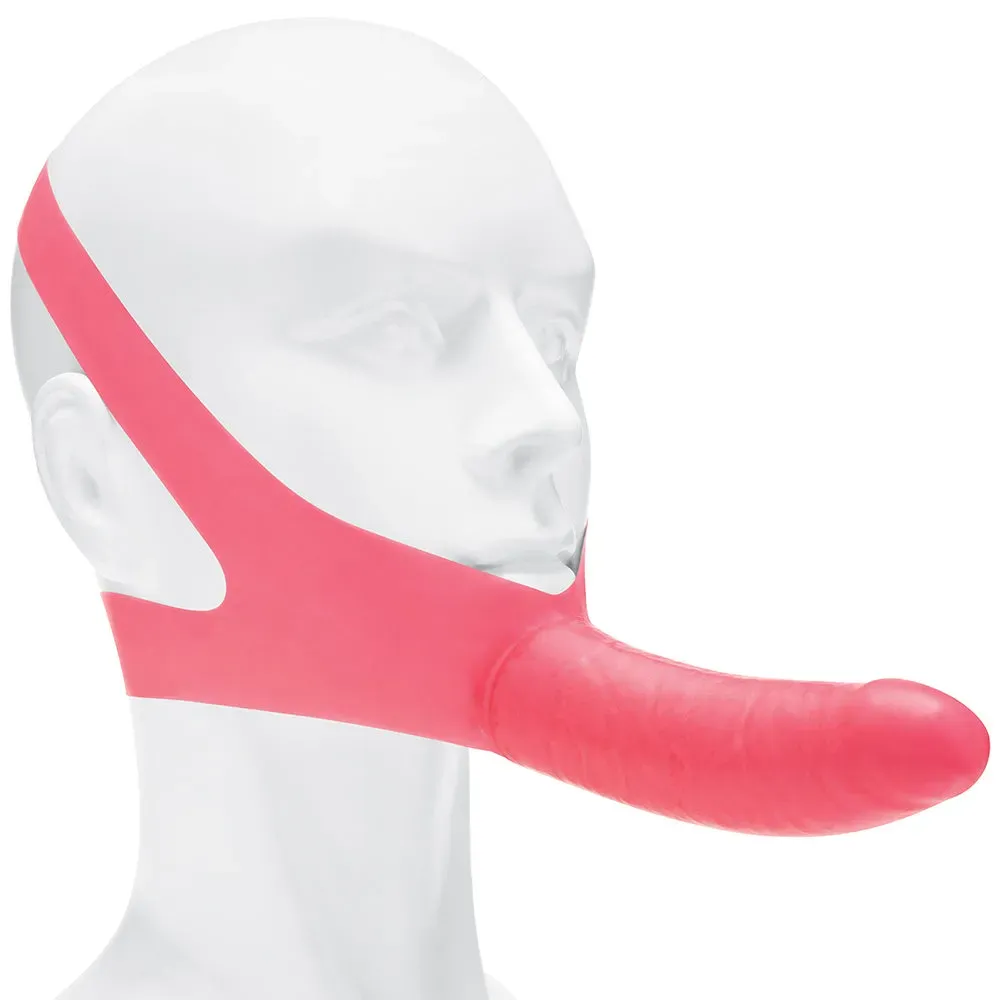 Doc Johnson  Vac-U-Lock Vibrating Harness Set in Chocolate-Seduce Mart