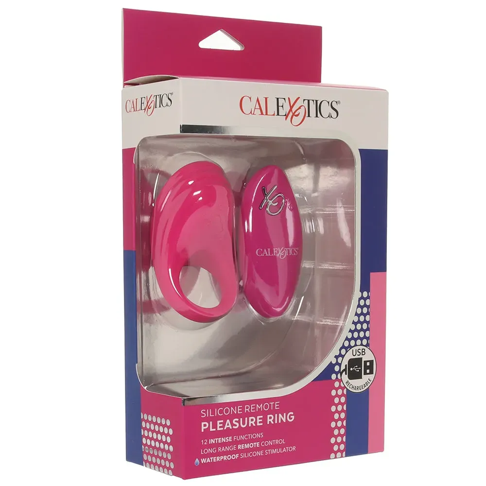 CalExotics  Silicone Remote Vibrating Pleasure Ring-Seduce Mart