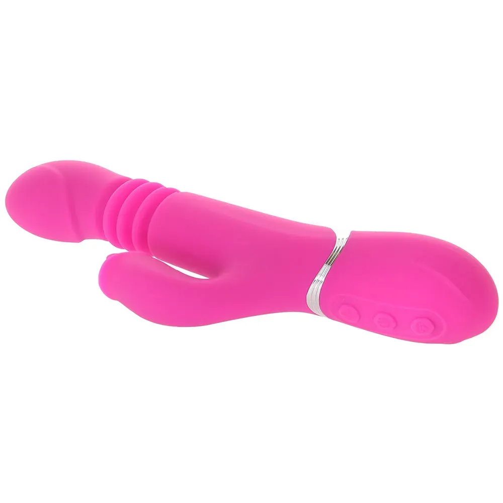 Evolved Novelties  Pink Dragon Thrusting Rabbit Vibe-Seduce Mart