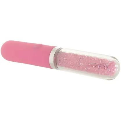 ns novelties  Stardust Posh Rechargeable Glass Vibe in Pink-Seduce Mart