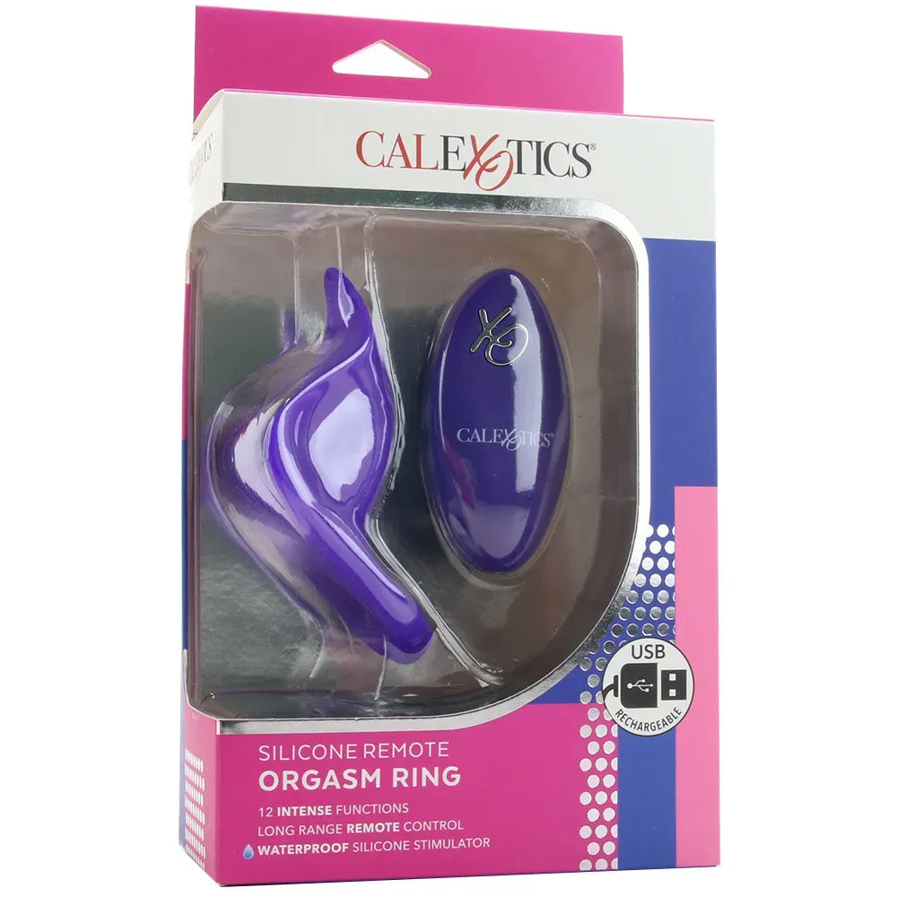 CalExotics  Silicone Remote Orgasm Vibrating Cock Ring-Seduce Mart