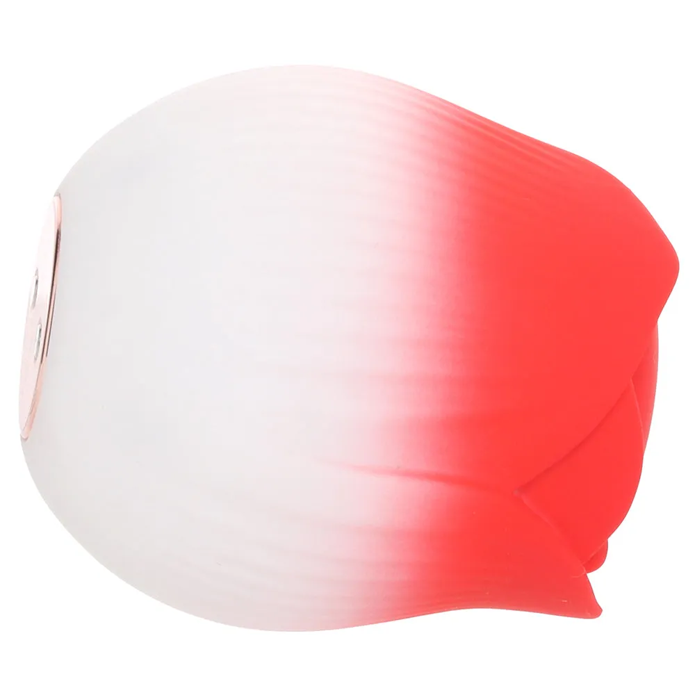 XR Brands  Bloomgasm Pulsing Petals Rose Stimulator in Red-Seduce Mart