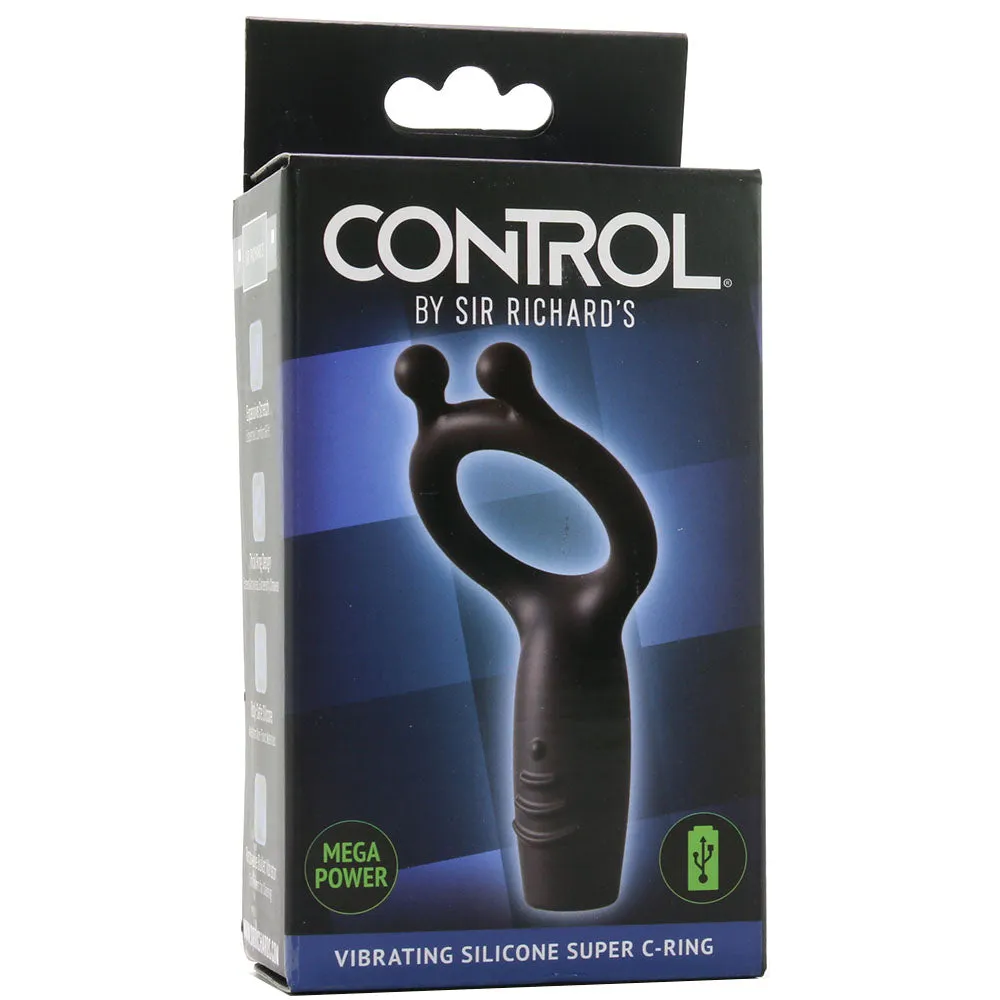 Sir Richard's Condom Company  Control Vibrating Silicone Mega Power Super C-Ring (Copy)
