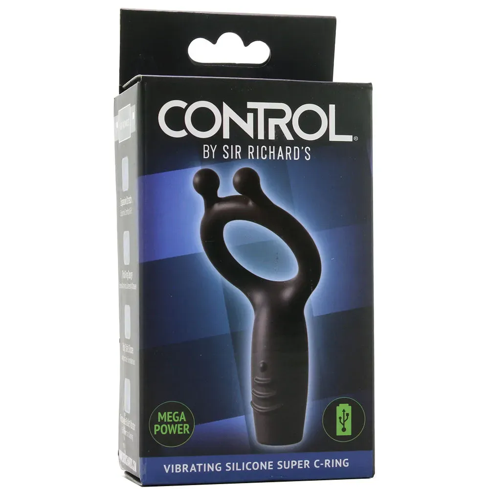 Sir Richard's Condom Company  Control Vibrating Silicone Mega Power Super C-Ring (Copy)