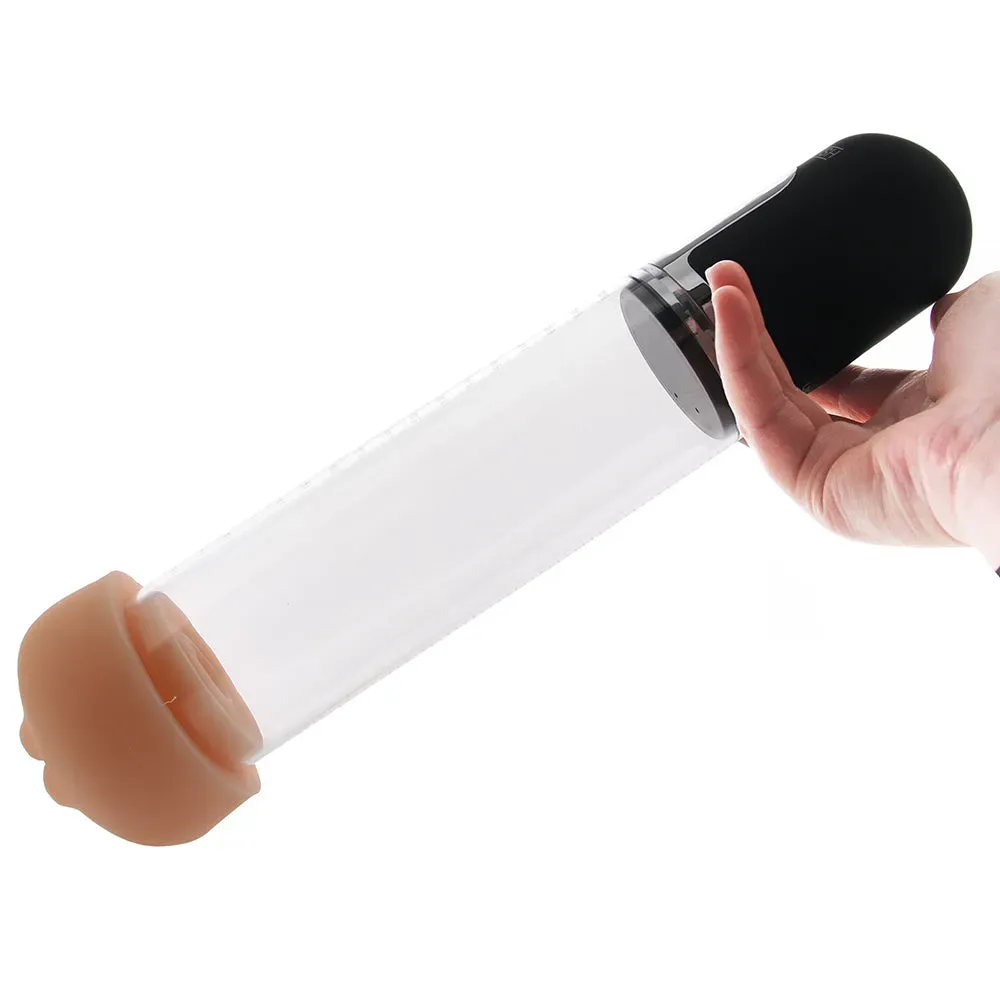 Electric Eel  Lux Fetish 2-in-1 Blowjob Auto Sucker and Pump