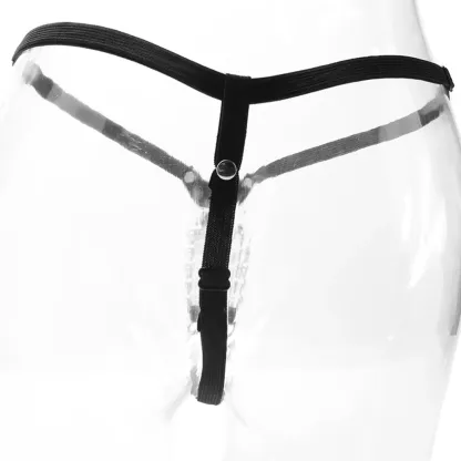 CalExotics  Lover's Thong with Pleasure Pearls-Seduce Mart