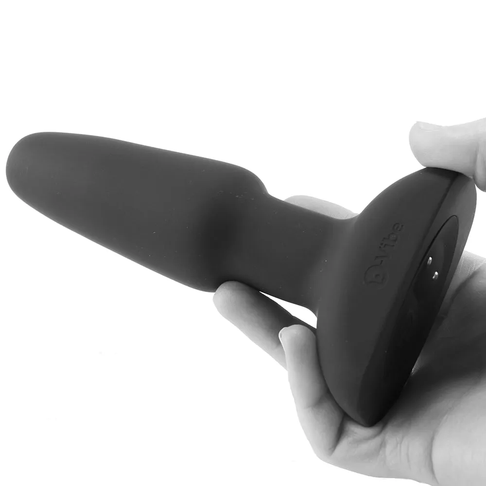 B-Vibe  Remote Silicone Rimming 2 Plug in Black-Seduce Mart