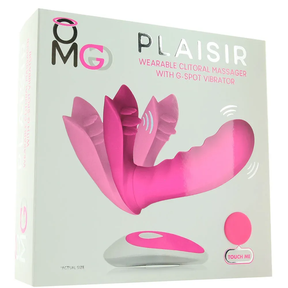 Deeva  OMG Plaisir Wearable Clitoral &amp; G-spot Vibe in Pink