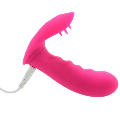Deeva  OMG Plaisir Wearable Clitoral &amp; G-spot Vibe in Pink