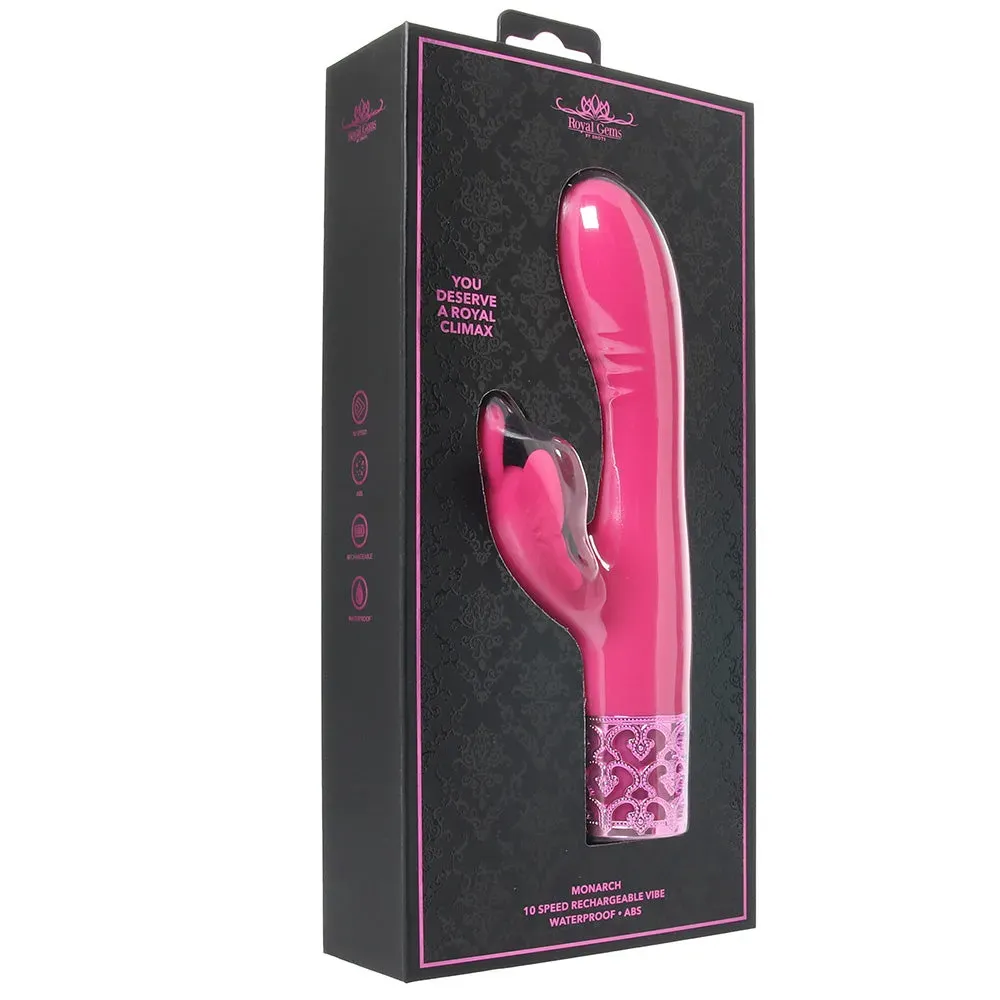 Shots Toys  Royal Gems Monarch Vibe in Pink-Seduce Mart