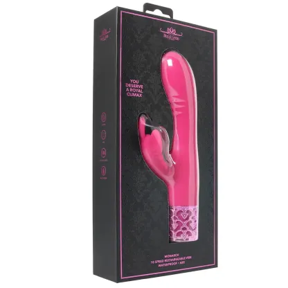 Shots Toys  Royal Gems Monarch Vibe in Pink-Seduce Mart