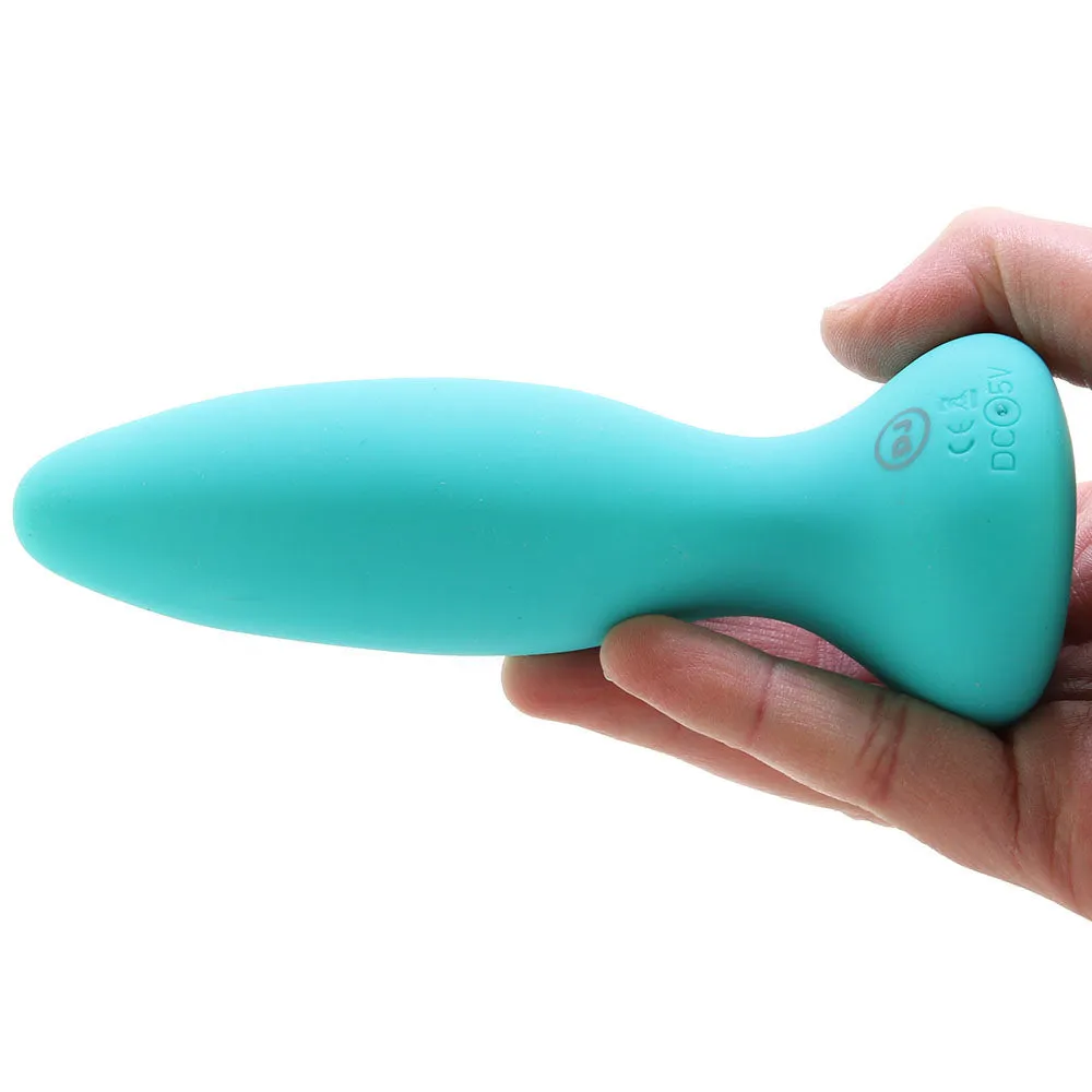 Doc Johnson  A-Play Adventurous Thrust Remote Butt Plug in Teal-Seduce Mart
