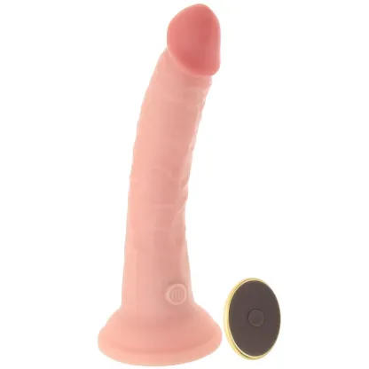 Pipedream  King Cock 7 Inch Dual Density Silicone Vibe in Light-Seduce Mart