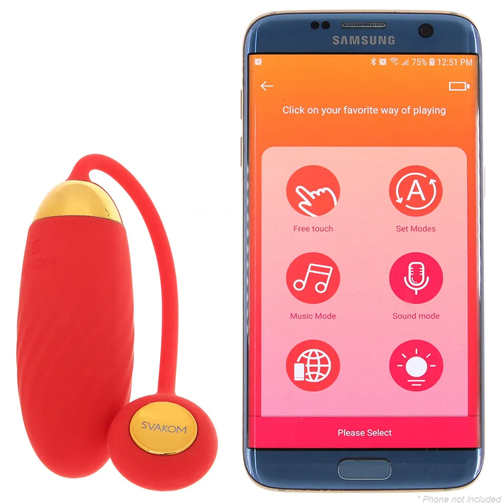 Svakom  Ella Neo App Control Bullet Vibe in Red-Seduce Mart