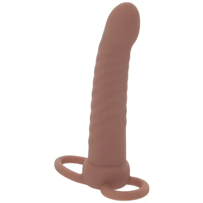 CalExotics  Performance Maxx Ribbed Dual Penetrator Vibe in Dark-Seduce Mart
