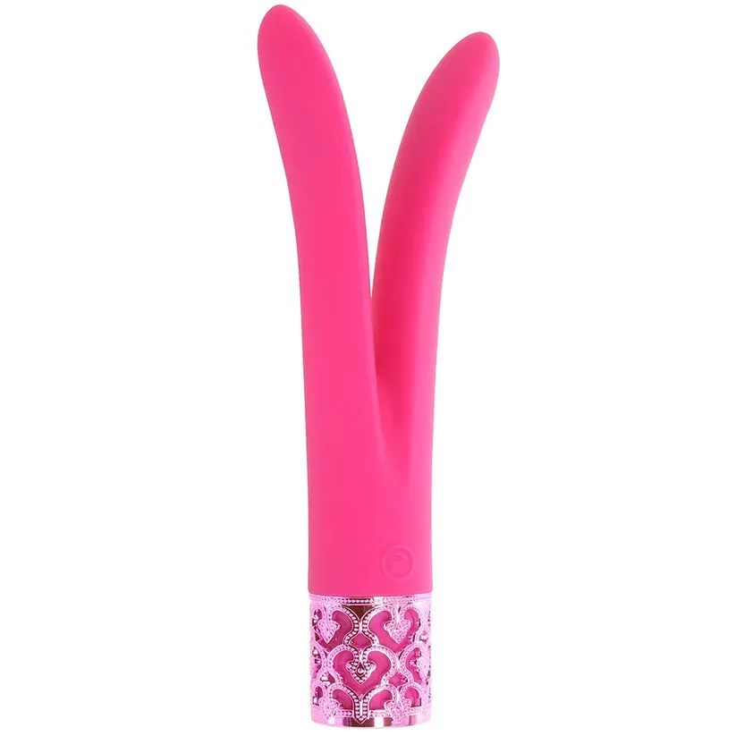 Shots Toys  Royal Gems Dueling Queens Vibe in Pink-Seduce Mart