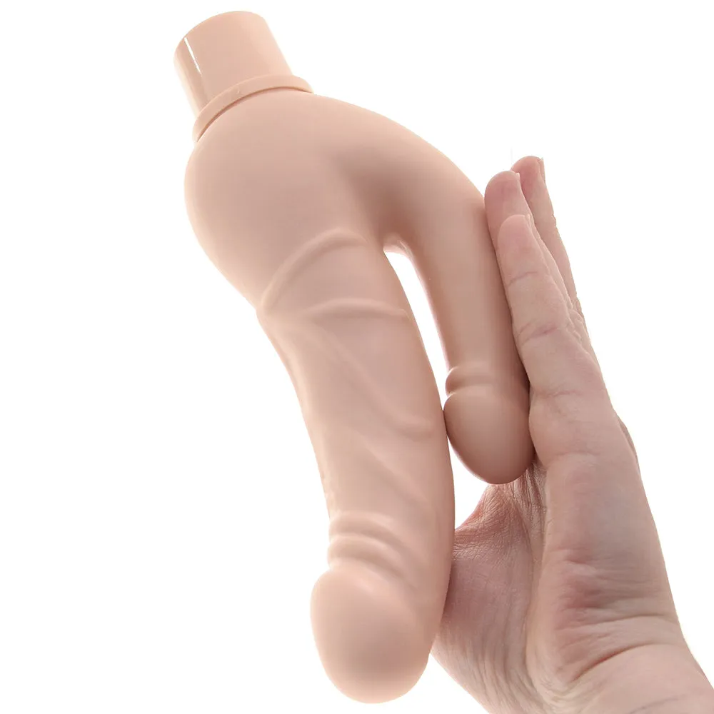 CalExotics  Power Stud Rechargeable Over &amp; Under Vibe in White-Seduce Mart