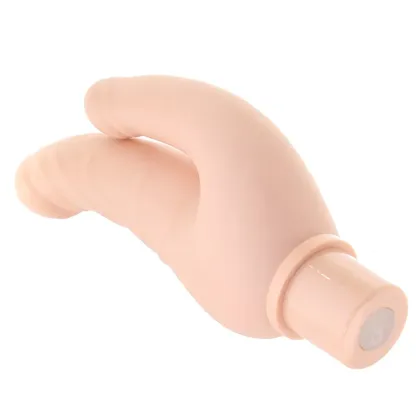 CalExotics  Power Stud Rechargeable Over &amp; Under Vibe in White-Seduce Mart