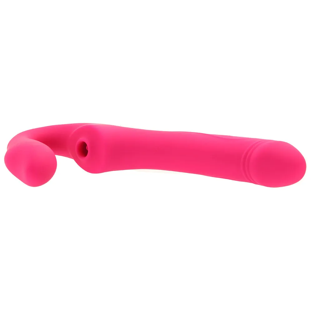 XR Brands  Strap U Mighty Licker Strapless Strap-On Vibe-Seduce Mart