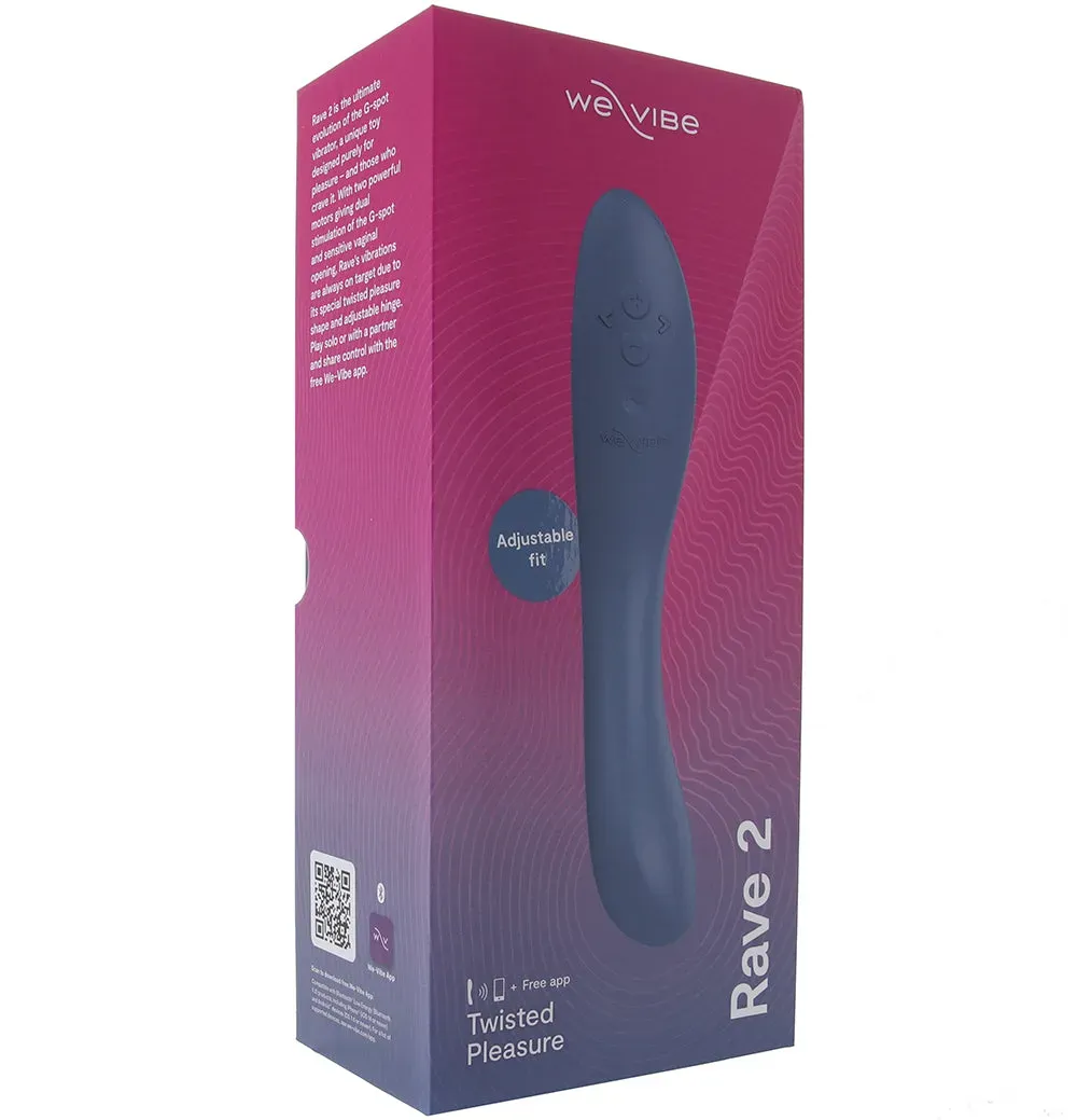 We-Vibe  We-Vibe Rave 2 Silicone G-Spot Vibe in Blue-Seduce Mart