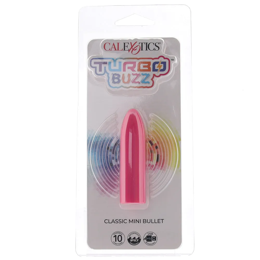 CalExotics  Turbo Buzz Classic Mini Bullet Vibe in Pink-Seduce Mart