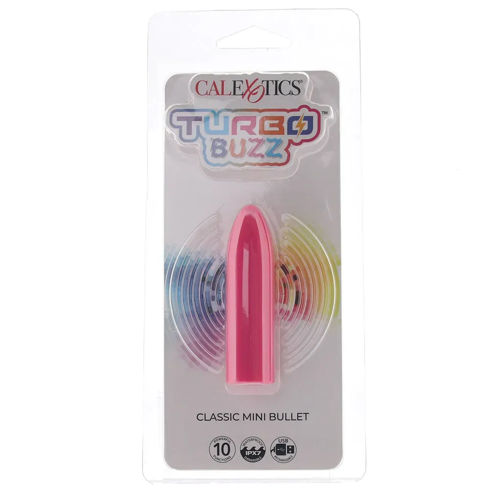 CalExotics  Turbo Buzz Classic Mini Bullet Vibe in Pink-Seduce Mart