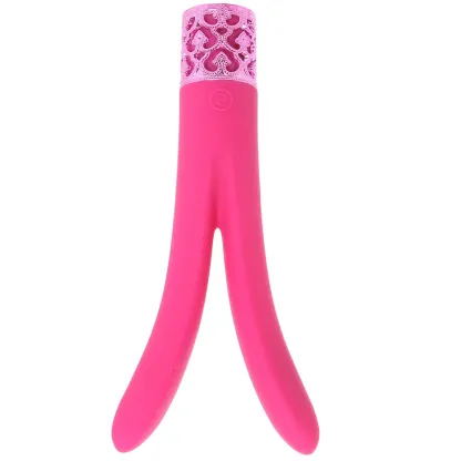 Shots Toys  Royal Gems Dueling Queens Vibe in Pink-Seduce Mart