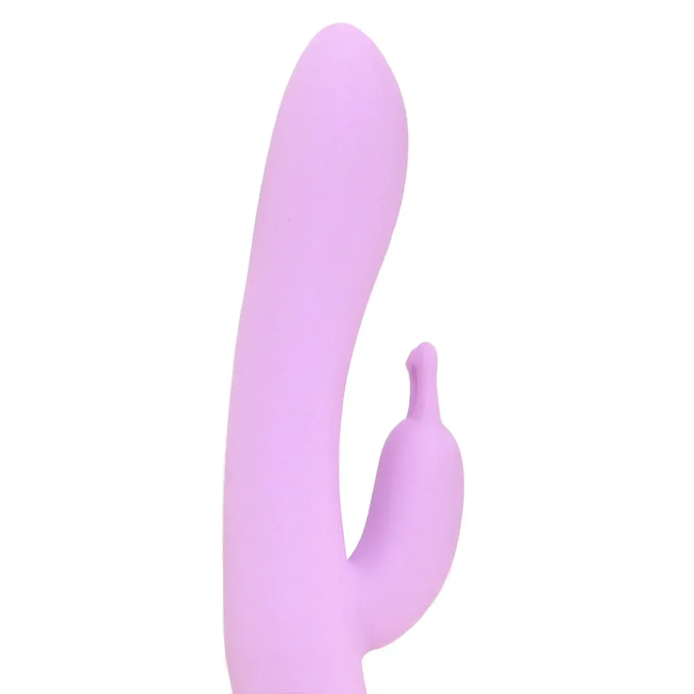 CalExotics  Entice Isabella Silicone Rabbit Vibe in Pink-Seduce Mart