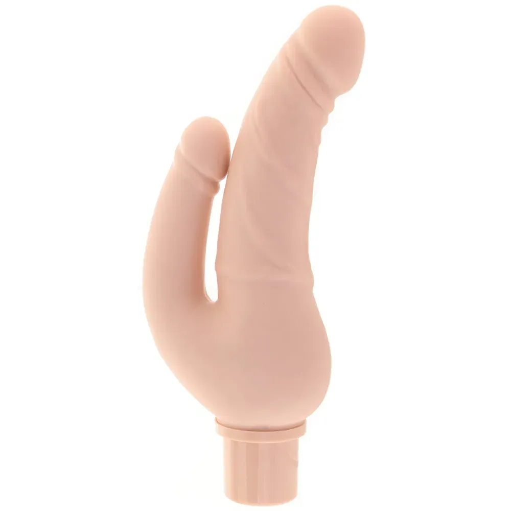 CalExotics  Power Stud Rechargeable Over &amp; Under Vibe in White-Seduce Mart