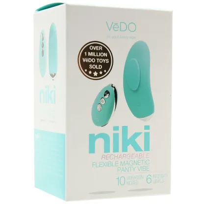 VeDO  Niki Rechargeable Magnetic Panty Vibe in Turquoise