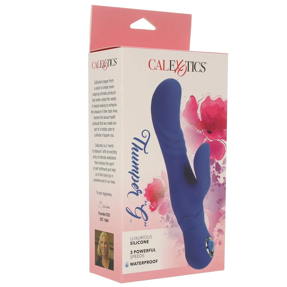 CalExotics  Posh Silicone Thumper G Vibe in Blue-Seduce Mart