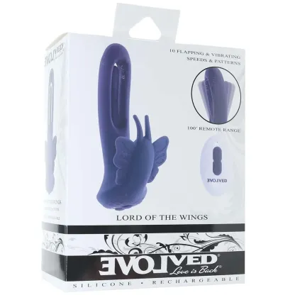 Evolved Novelties  Lord Of The Wings Dual Stim Vibe-Seduce Mart