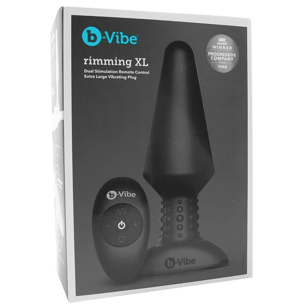 B-Vibe  Rimming XL Remote Vibrating Plug-Seduce Mart