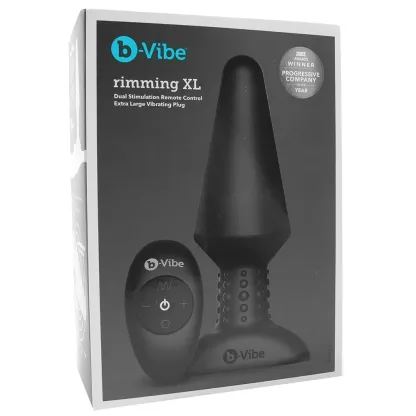 B-Vibe  Rimming XL Remote Vibrating Plug-Seduce Mart