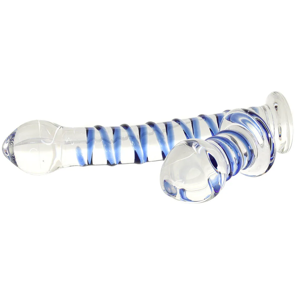 Electric Eel  gläs Double Penetration Swirly Dildo &amp; Plug Set