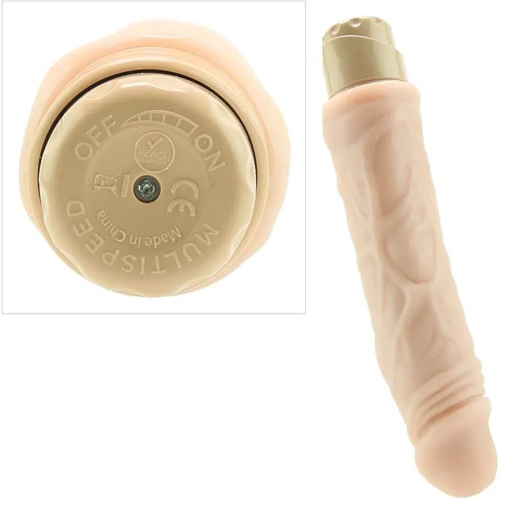 Blush  Dr. Skin 8.5 Inch Vibe 10 in Beige-Seduce Mart