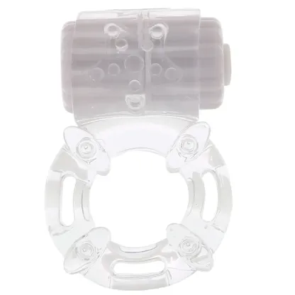 Screaming O  BigO Rechargeable Vibe Ring in Clear-Seduce Mart